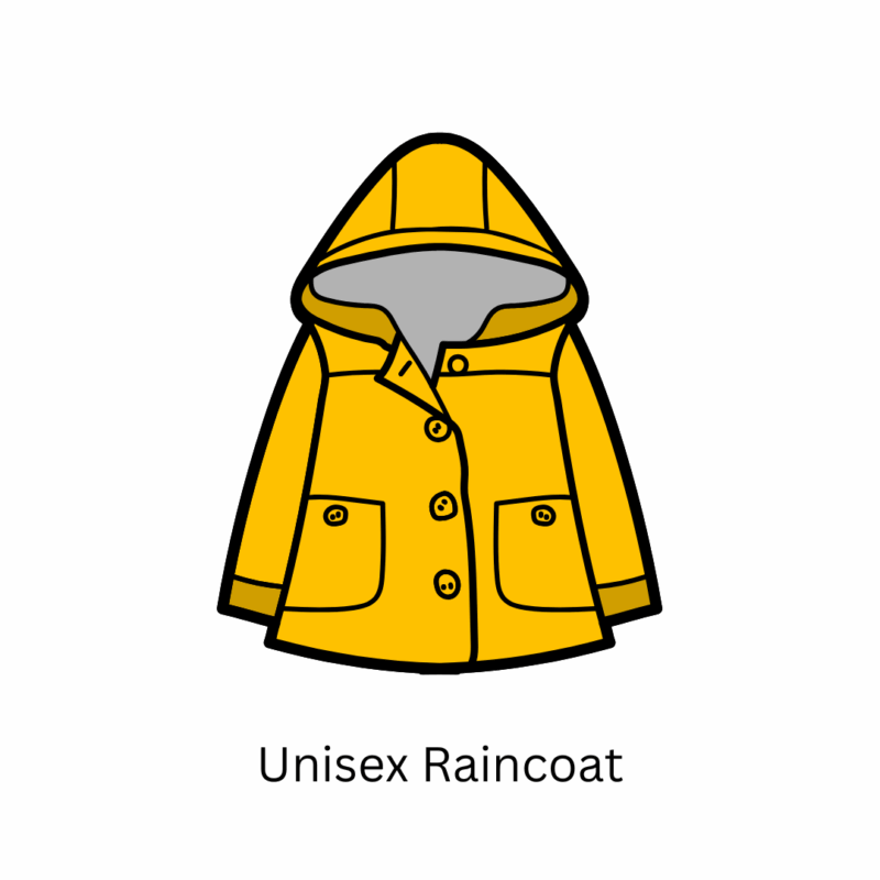 Unisex Rain Jacket